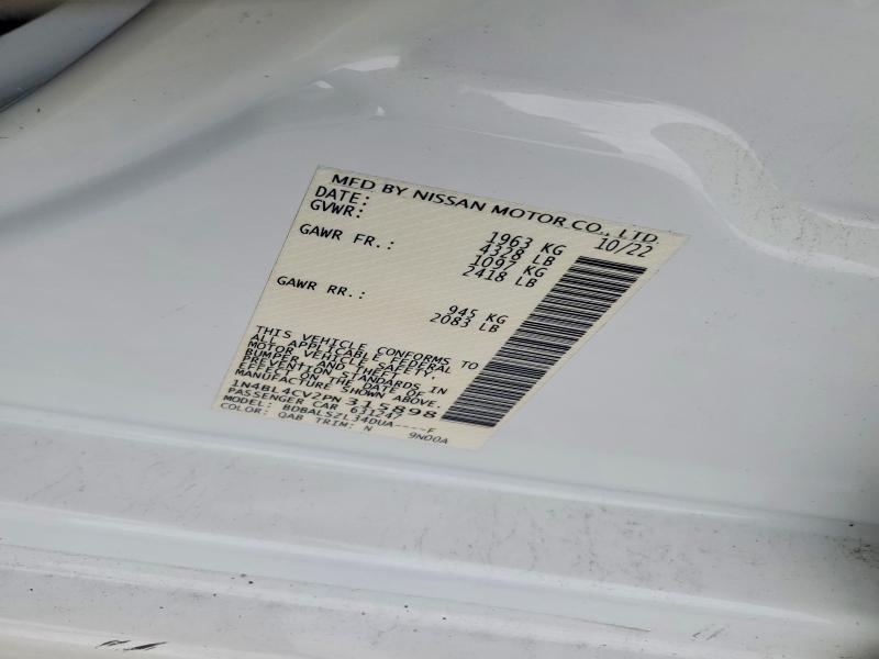 54793396 :رقم المزاد ، 1N4BL4CV2PN315898 vin ، 2023 Nissan Altima مزاد بيع