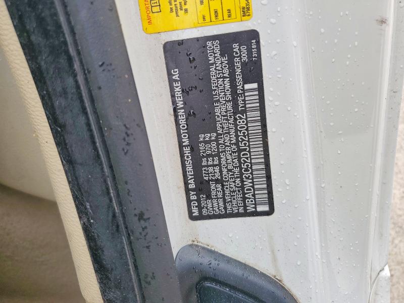 54953156 :رقم المزاد ، WBADW3C52DJ525082 vin ، 2013 Bmw 328 مزاد بيع