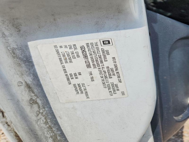 53816946 :رقم المزاد ، 1GCHG35R9Y1227880 vin ، 2000 Chevrolet Express G3500 مزاد بيع