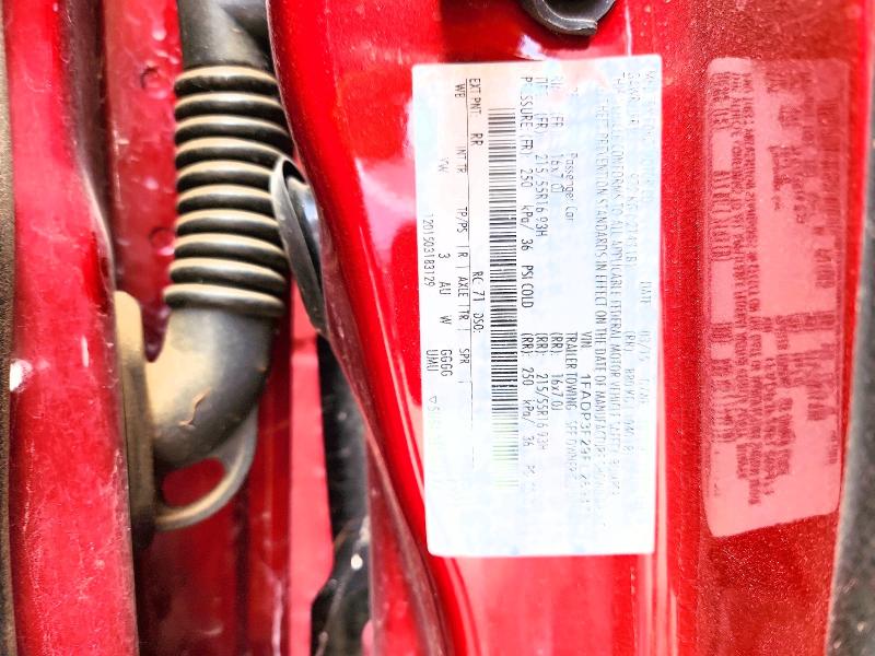 2015 Ford Focus მანქანა იყიდება აუქციონზე, vin: 1FADP3F29FL269473, აუქციონის ნომერი: 54796656