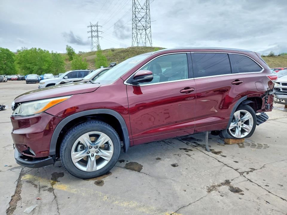 Продаж на аукціоні авто 2014 Toyota Highlander, vin: 5TDDKRFH1ES061942, номер лоту: 54807156