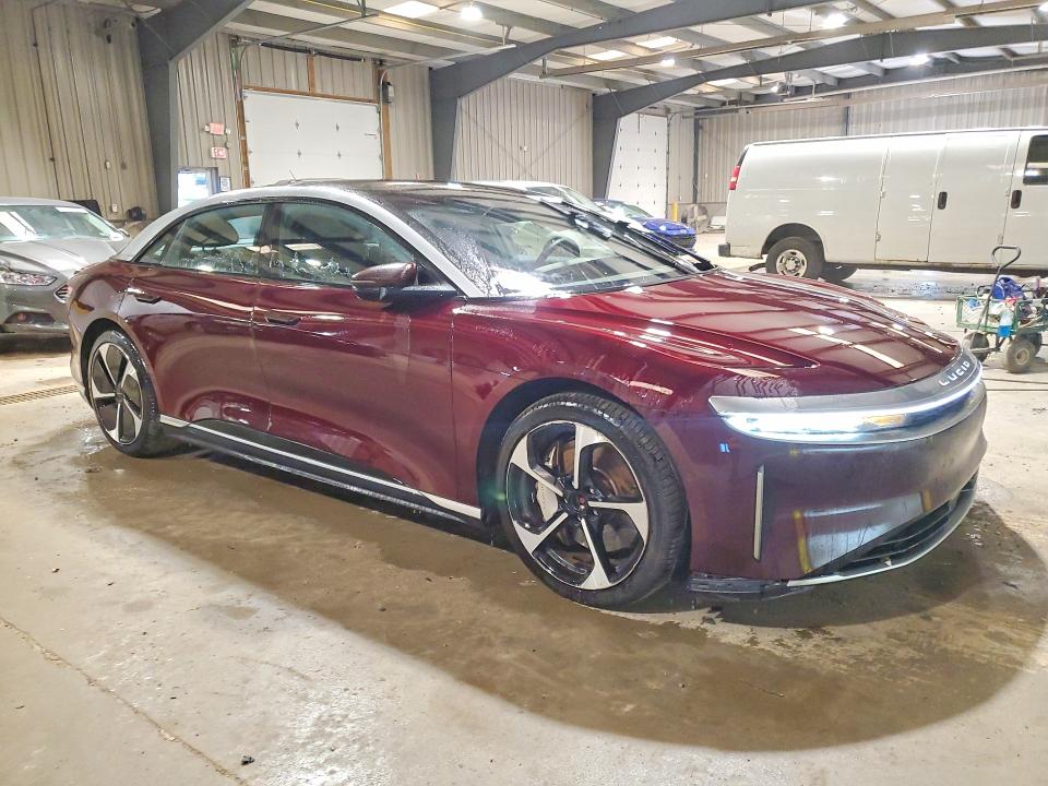 52275196 :رقم المزاد ، 50EA1TEA7SA009095 vin ، 2025 Lucid Motors Air مزاد بيع
