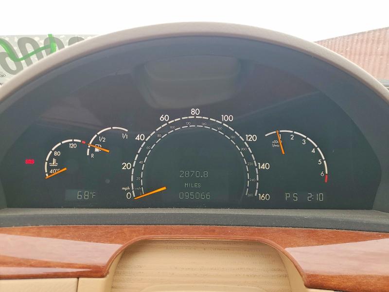 52163906 :رقم المزاد ، WDBNG70J51A162882 vin ، 2001 Mercedes-benz S مزاد بيع