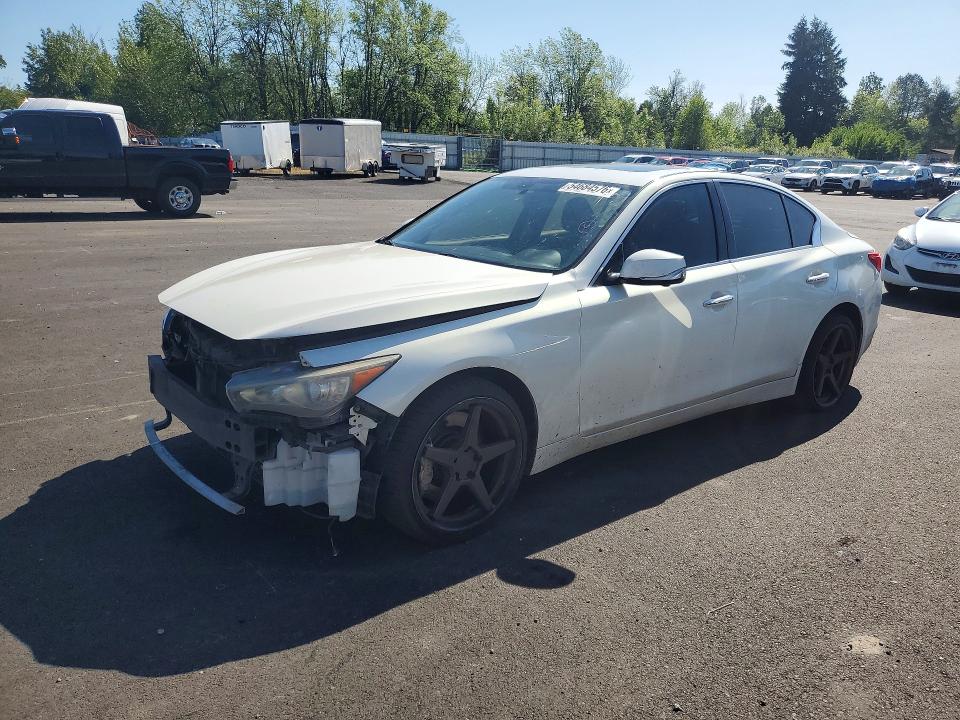 54684576 :رقم المزاد ، JN1BV7AR3EM689339 vin ، 2014 Infiniti Q50 مزاد بيع