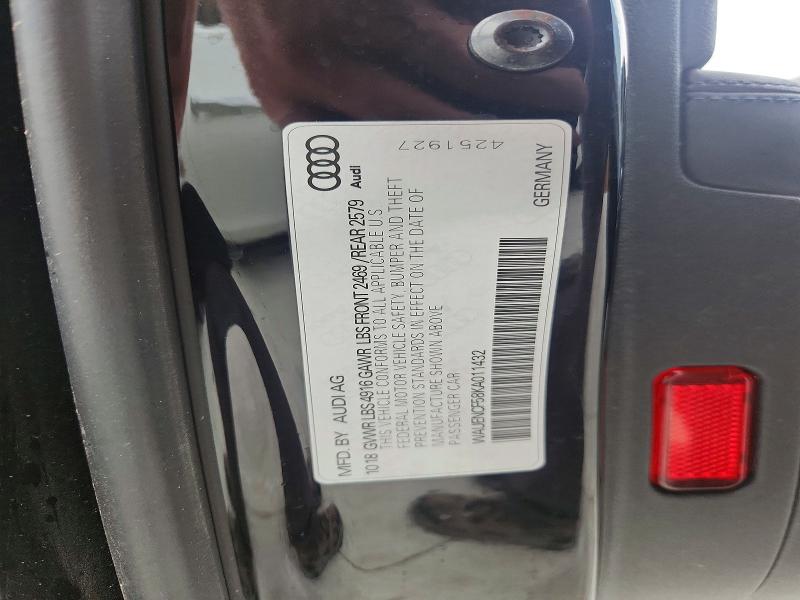 53610366 :رقم المزاد ، WAUENCF58KA011432 vin ، 2019 Audi A5 مزاد بيع