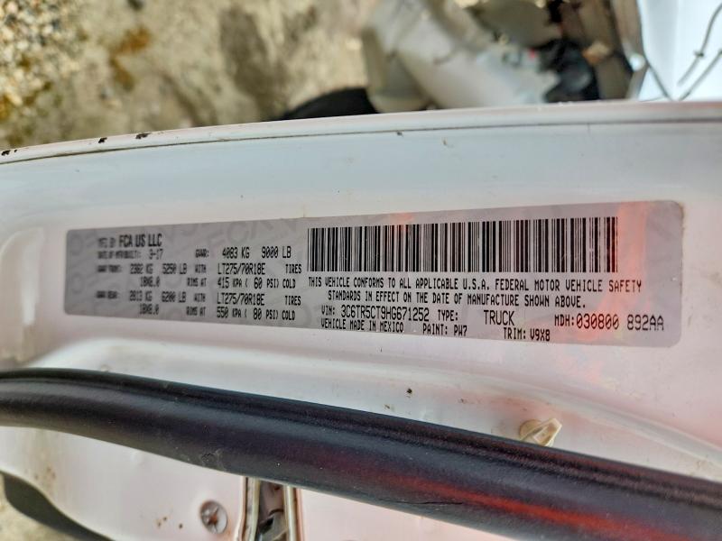 Продажа на аукционе авто 2017 Ram 2500, vin: 3C6TR5CT9HG671252, номер лота: 52546306