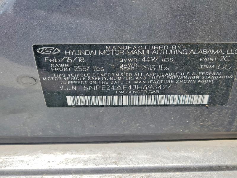 53547336 :رقم المزاد ، 5NPE24AF4JH693427 vin ، 2018 Hyundai Sonata مزاد بيع