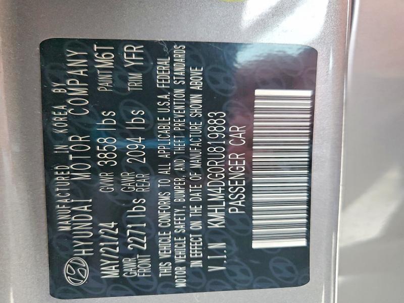 Продаж на аукціоні авто 2024 Hyundai Elantra, vin: KMHLM4DG0RU819883, номер лоту: 51679116