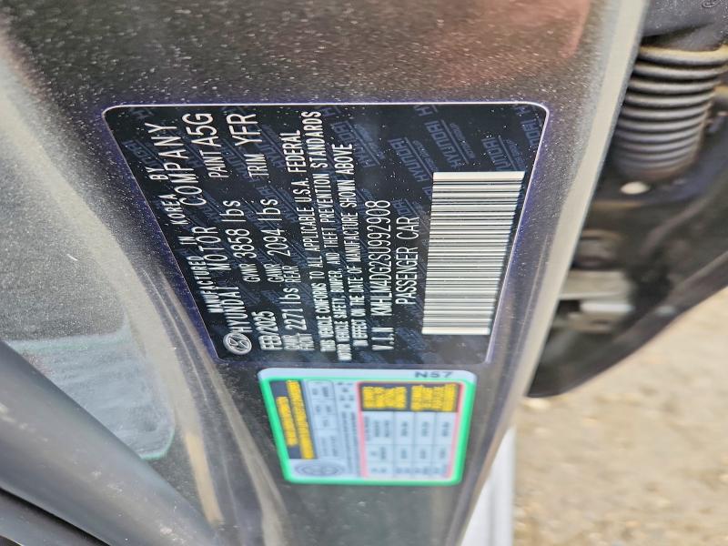2025 Hyundai Elantra მანქანა იყიდება აუქციონზე, vin: KMHLM4DG2SU992908, აუქციონის ნომერი: 53921296