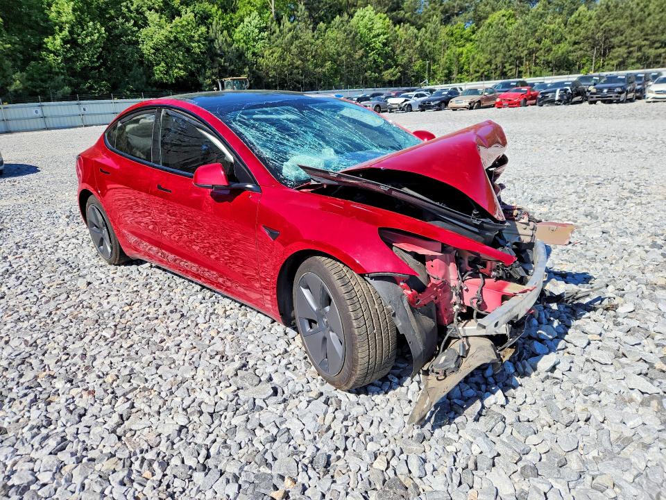 2021 Tesla Model 3 მანქანა იყიდება აუქციონზე, vin: 5YJ3E1EB2MF085834, აუქციონის ნომერი: 53750366