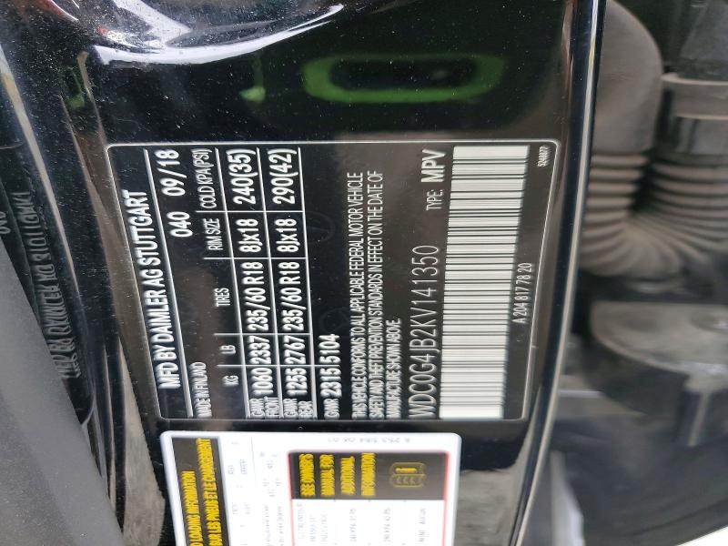 Продажа на аукционе авто 2019 Mercedes-benz Glc, vin: WDC0G4JB2KV141350, номер лота: 51904076