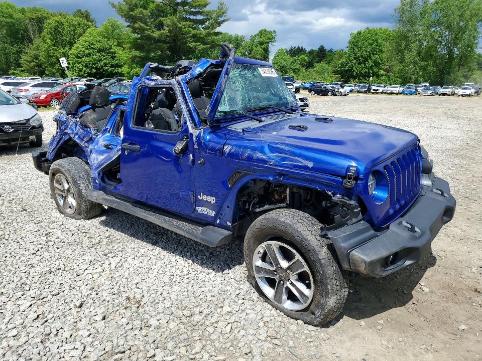 2020 Jeep Wrangler Unlimited მანქანა იყიდება აუქციონზე, vin: 1C4HJXDG9LW121143, აუქციონის ნომერი: 54310886