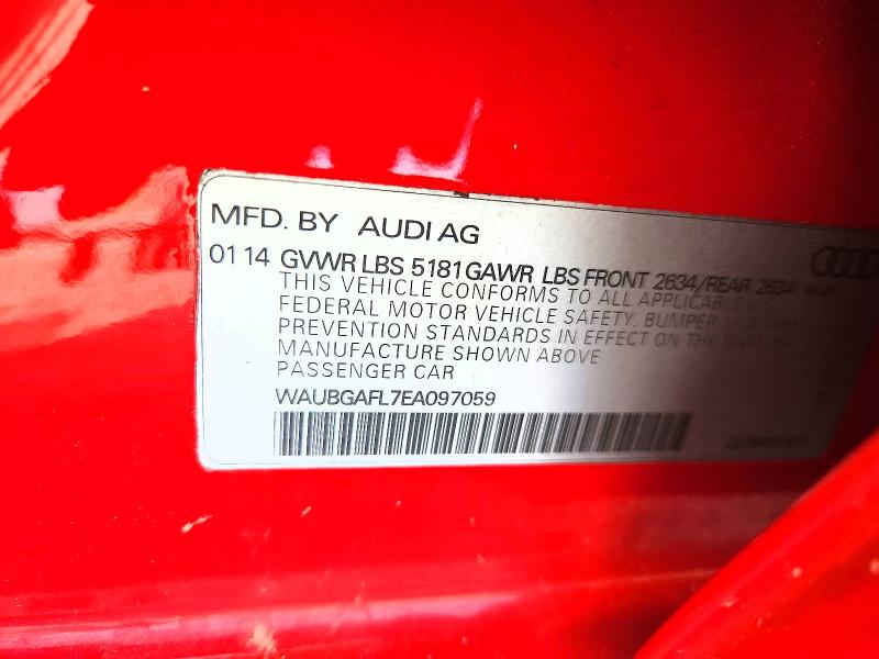 52308856 :رقم المزاد ، WAUBGAFL7EA097059 vin ، 2020 Audi S4 مزاد بيع