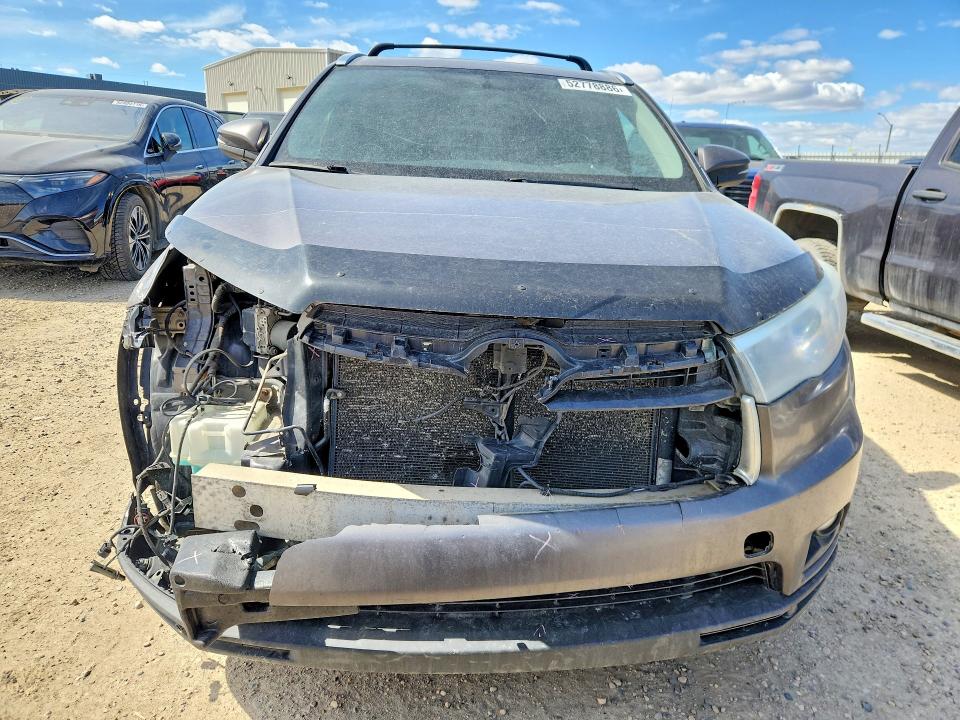 2015 Toyota Highlander მანქანა იყიდება აუქციონზე, vin: 5TDDKRFH1FS079827, აუქციონის ნომერი: 52778886
