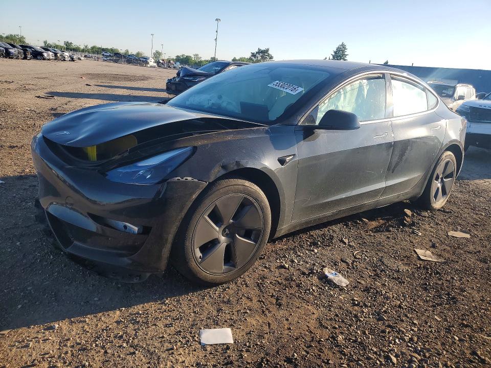 2023 Tesla Model 3 მანქანა იყიდება აუქციონზე, vin: 5YJ3E1EA1PF705648, აუქციონის ნომერი: 55302016