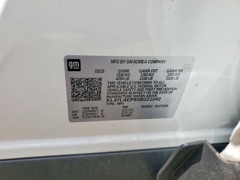 Aukcja sprzedaży 2025 Buick Envista, vin: KL47LAEP8SB221042, numer aukcji: 52866226