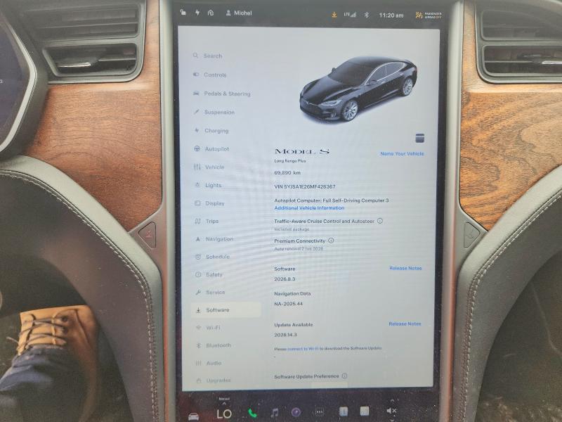 Продажа на аукционе авто 2021 Tesla Model S, vin: 5YJSA1E26MF426367, номер лота: 53541796