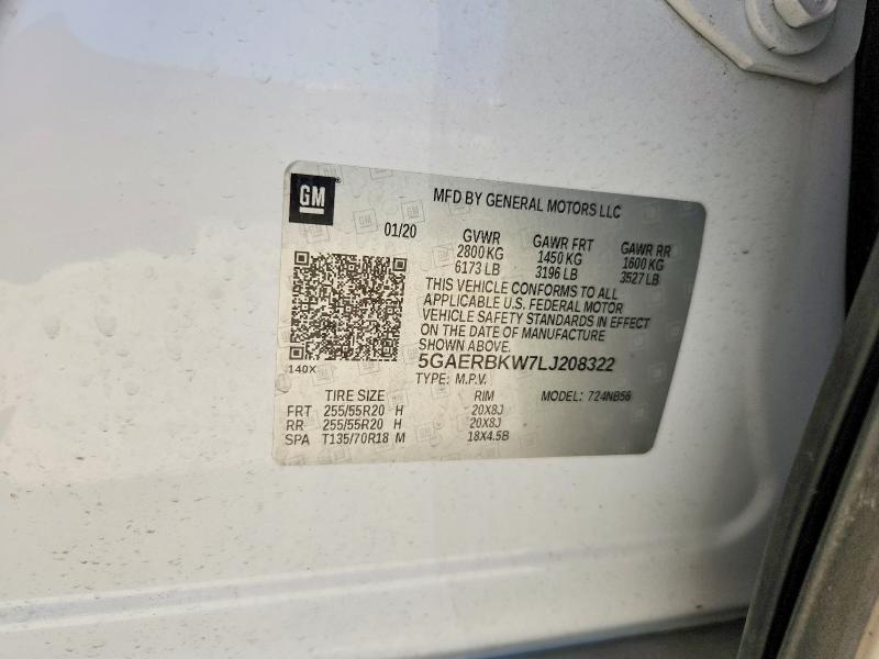 Aukcja sprzedaży 2020 Buick Enclave, vin: 5GAERBKW7LJ208322, numer aukcji: 52596236