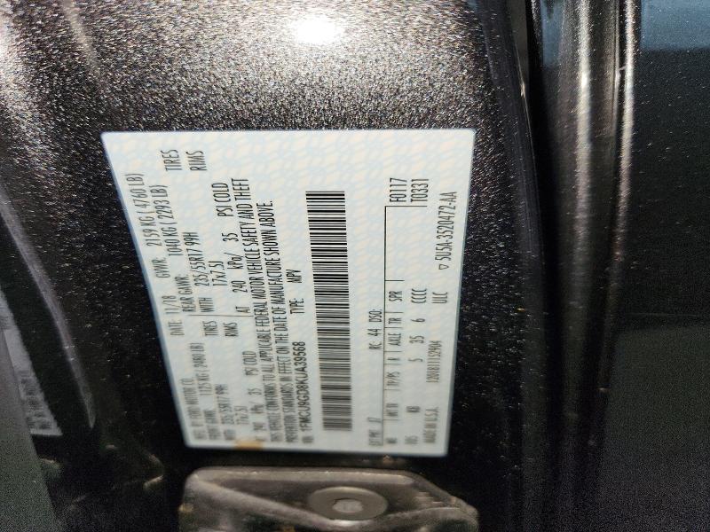 Продажа на аукционе авто 2019 Ford Escape, vin: 1FMCU9GD8KUA39568, номер лота: 53305466