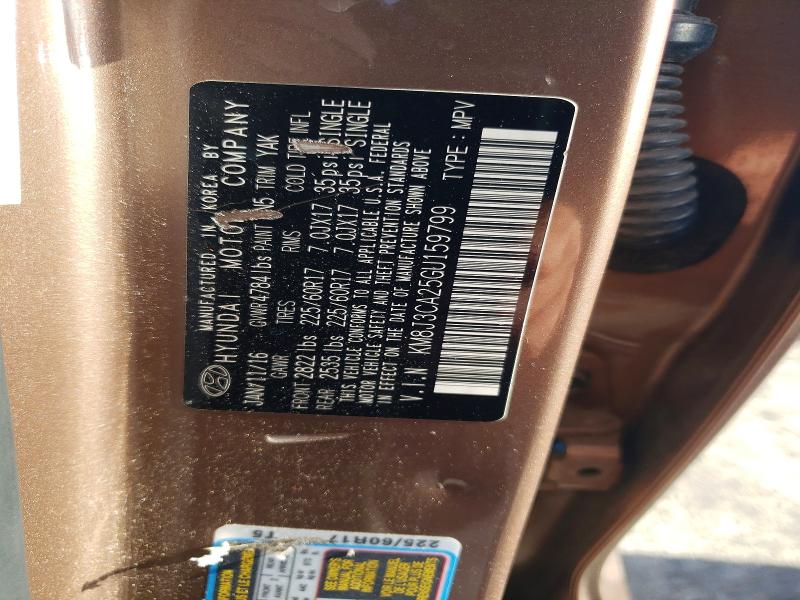 Продаж на аукціоні авто 2016 Hyundai Tucson, vin: KM8J3CA25GU159799, номер лоту: 55375436