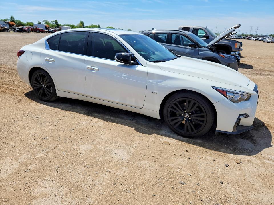 54981376 :رقم المزاد ، JN1EV7AR7JM610228 vin ، 2018 Infiniti Q50 مزاد بيع