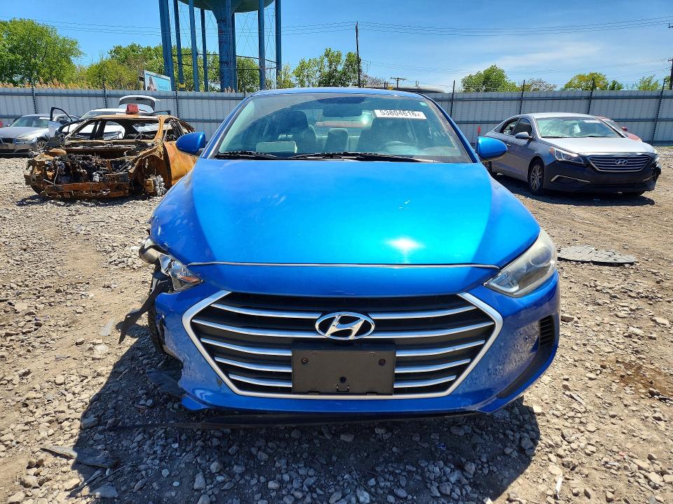2017 Hyundai Elantra მანქანა იყიდება აუქციონზე, vin: KMHD74LF7HU074603, აუქციონის ნომერი: 53804616