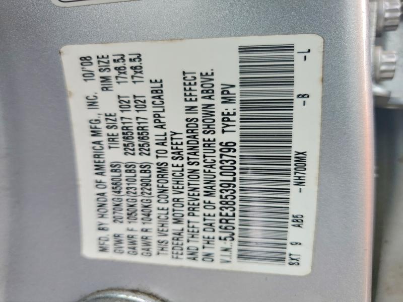 Продажа на аукционе авто 2009 Honda Cr-v, vin: 5J6RE38539L003796, номер лота: 54303736