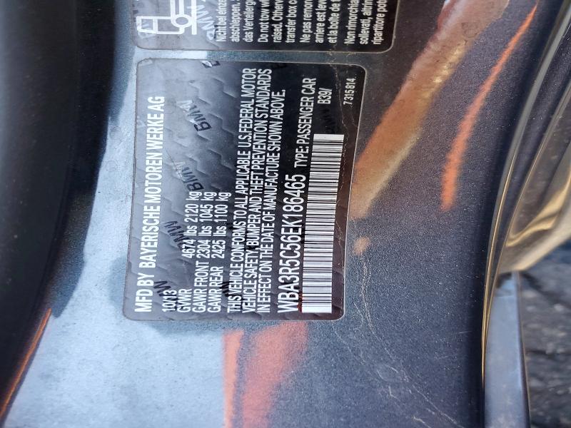 52385626 :رقم المزاد ، WBA3R5C56EK186465 vin ، 2014 Bmw 435 مزاد بيع