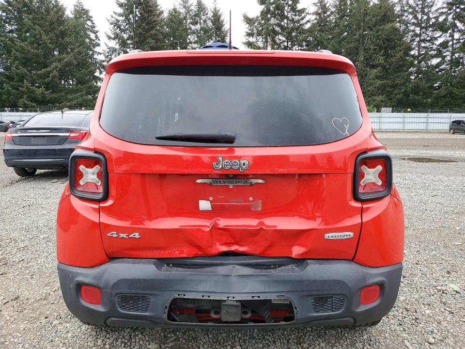 2015 Jeep Renegade მანქანა იყიდება აუქციონზე, vin: ZACCJBBT9FPB27295, აუქციონის ნომერი: 53594556