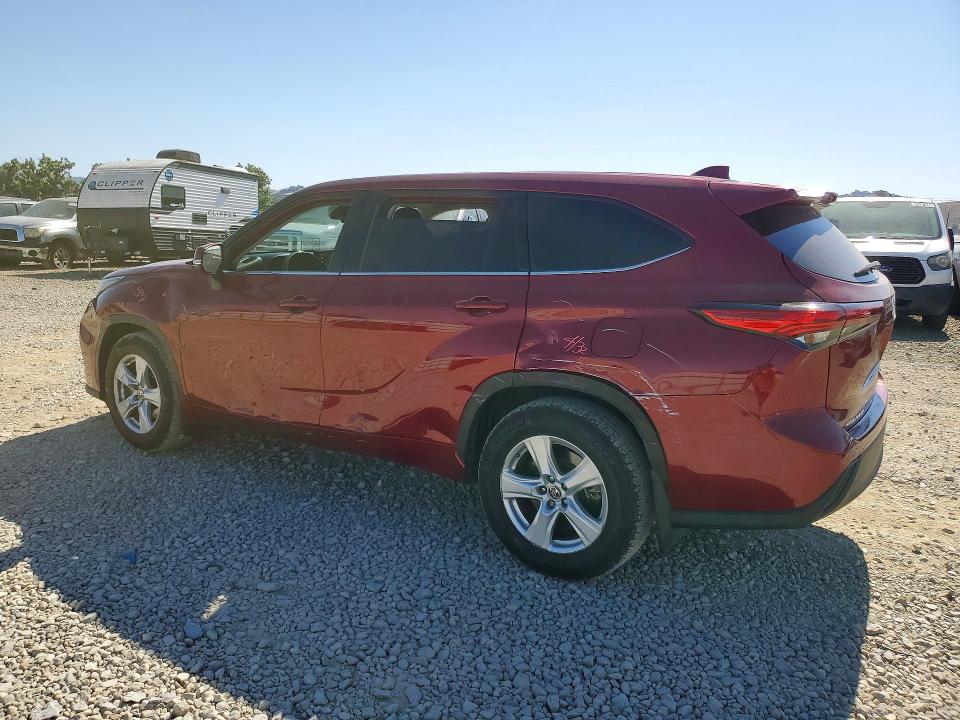 52855726 :رقم المزاد ، 5TDBZRBH6LS505631 vin ، 2020 Toyota Highlander مزاد بيع