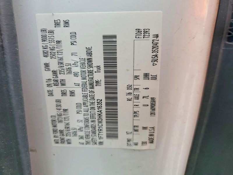 Aukcja sprzedaży 2017 Ford Transit, vin: 1FTYR1CM3HKA16352, numer aukcji: 58398206