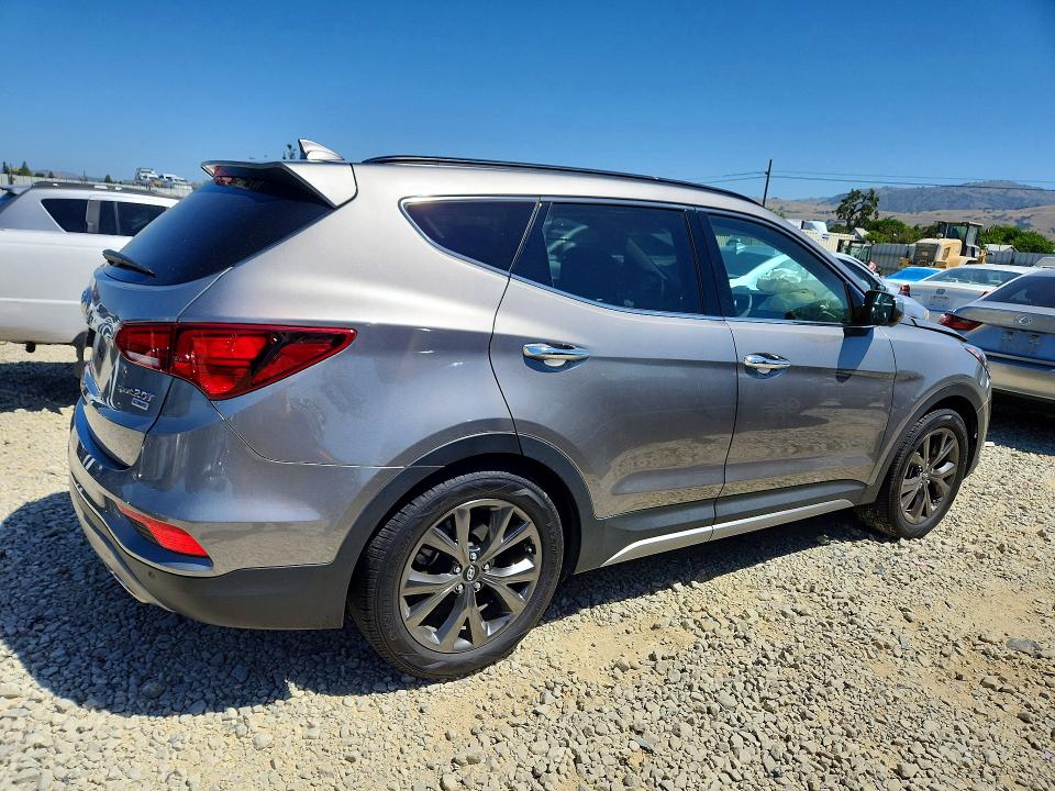 53662296 :رقم المزاد ، 5XYZW4LA2HG407888 vin ، 2017 Hyundai Santa Fe Sport مزاد بيع