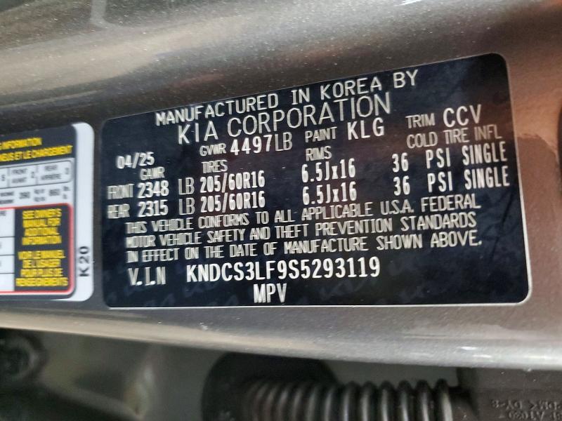 Aukcja sprzedaży 2025 Kia Niro, vin: KNDCS3LF9S5293119, numer aukcji: 55013086