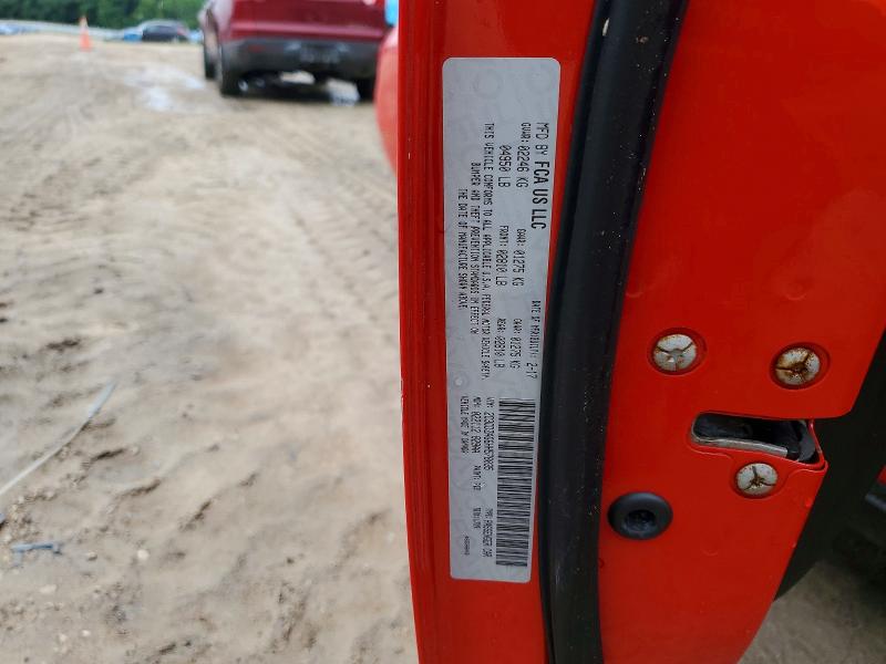 Aukcja sprzedaży 2017 Dodge Challenger, vin: 2C3CDZAG6HH578035, numer aukcji: 53440366