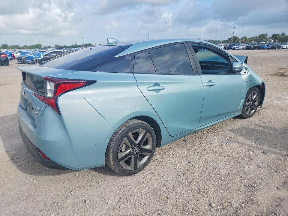 2019 Toyota Prius მანქანა იყიდება აუქციონზე, vin: JTDKARFU4K3087536, აუქციონის ნომერი: 54899076