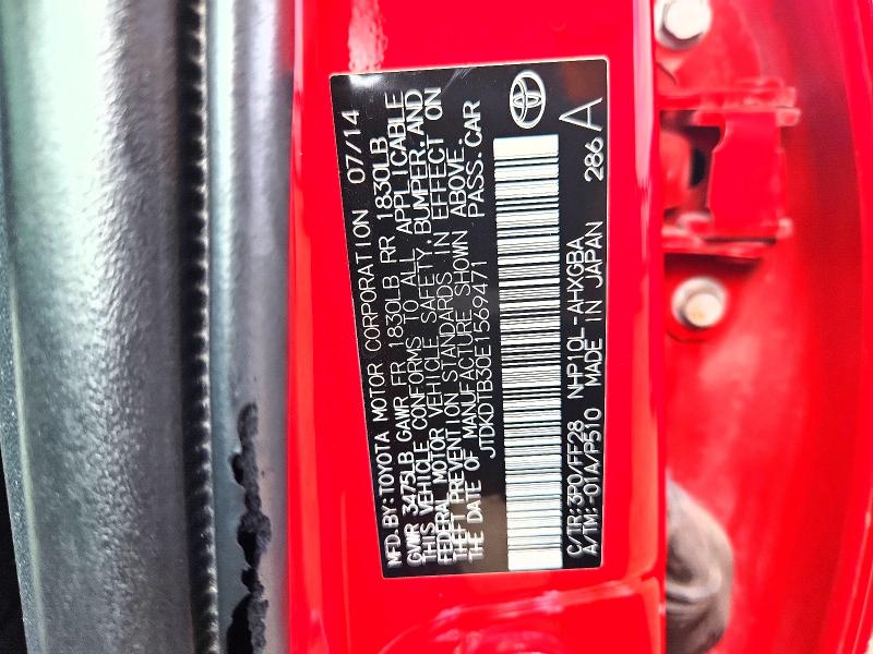 Aukcja sprzedaży 2014 Toyota Prius C, vin: JTDKDTB30E1569471, numer aukcji: 55552326