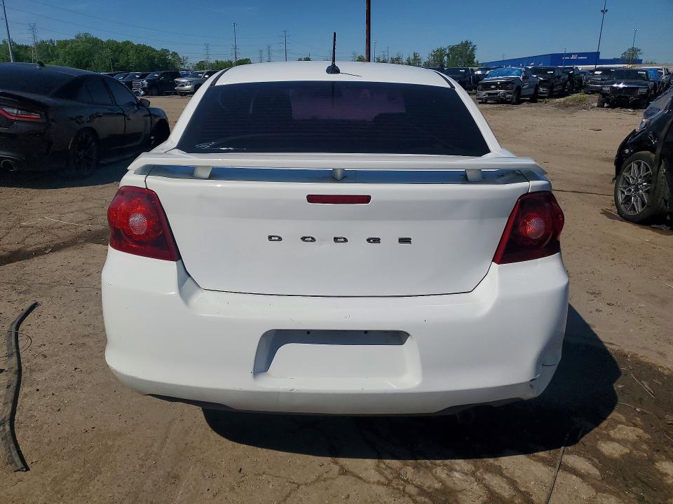 54023586 :رقم المزاد ، 1C3CDZCB4CN213533 vin ، 2012 Dodge Avenger مزاد بيع