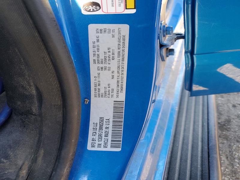53142176 :رقم المزاد ، 1C6SRFJT8MN525639 vin ، 2021 Ram 1500 مزاد بيع