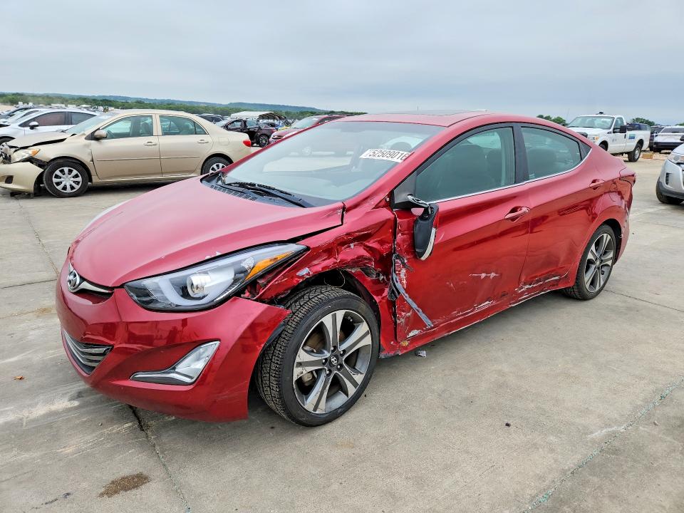 2014 Hyundai Elantra მანქანა იყიდება აუქციონზე, vin: KMHDH4AH2EU176453, აუქციონის ნომერი: 52509016