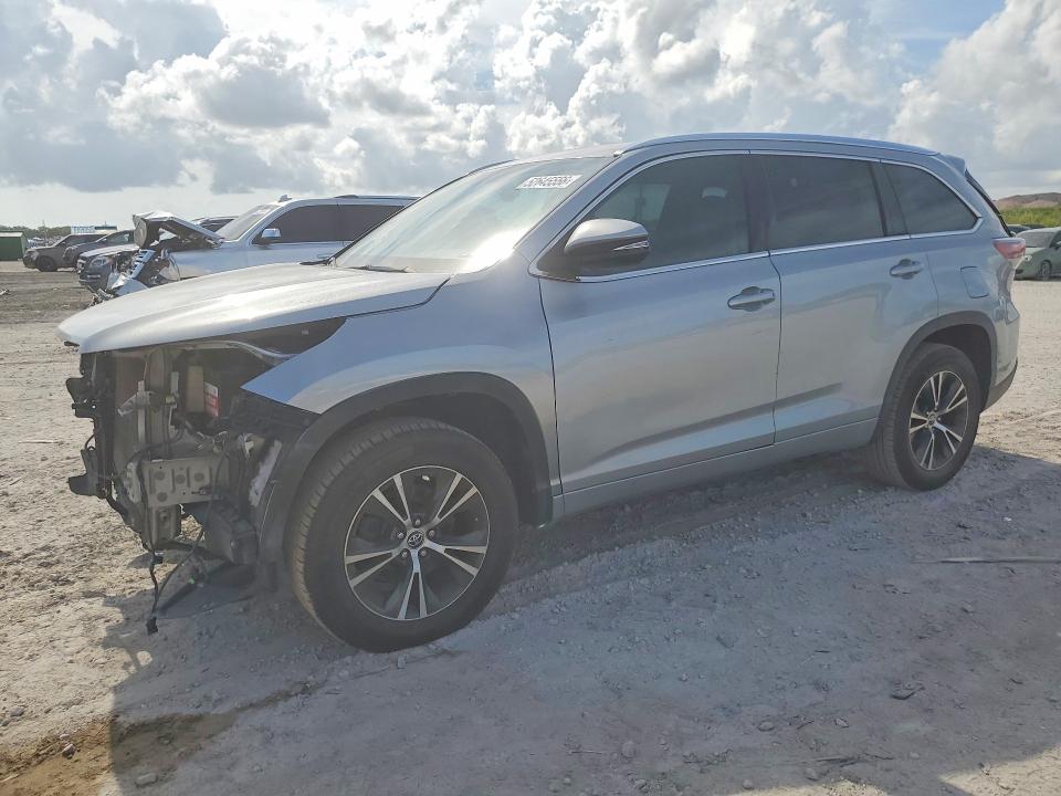 2016 Toyota Highlander მანქანა იყიდება აუქციონზე, vin: 5TDKKRFH2GS121625, აუქციონის ნომერი: 52645566
