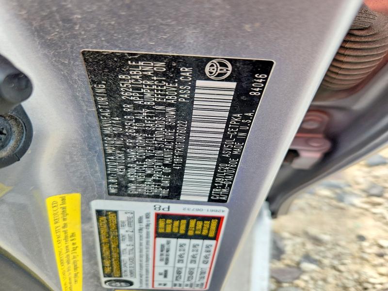 Aukcja sprzedaży 2015 Toyota Camry, vin: 4T1BF1FK0FU876022, numer aukcji: 53827136