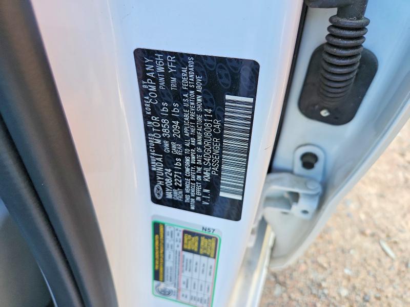 Aukcja sprzedaży 2024 Hyundai Elantra, vin: KMHLS4DG0RU808114, numer aukcji: 54222856