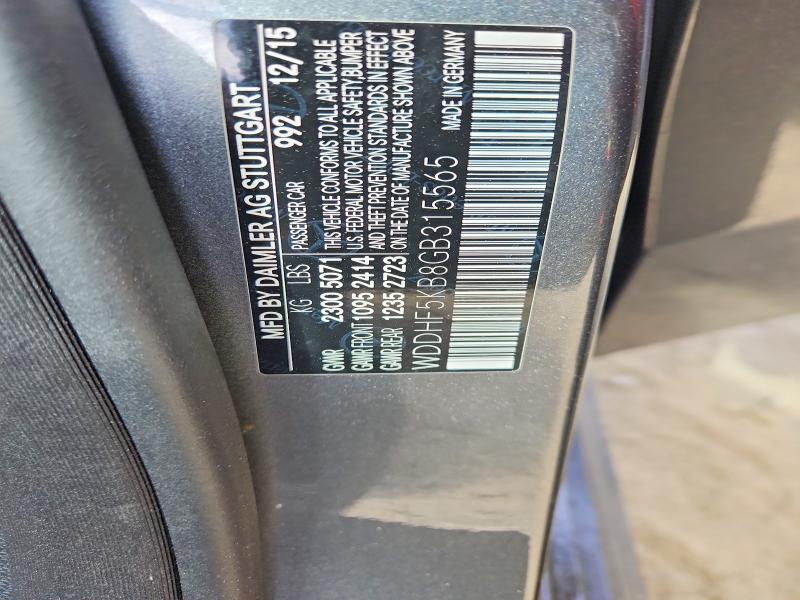 2016 Mercedes-benz E მანქანა იყიდება აუქციონზე, vin: WDDHF5KB8GB315565, აუქციონის ნომერი: 54489456