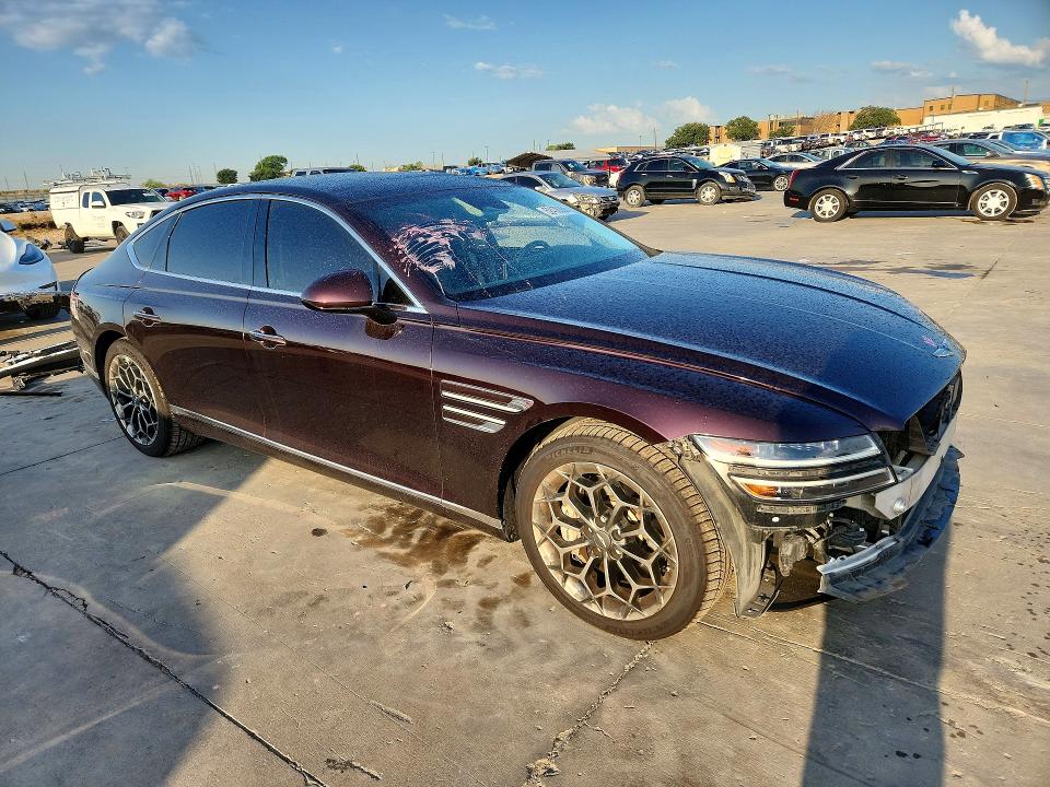 52478356 :رقم المزاد ، KMTGC4SD9MU049386 vin ، 2021 Genesis G80 مزاد بيع