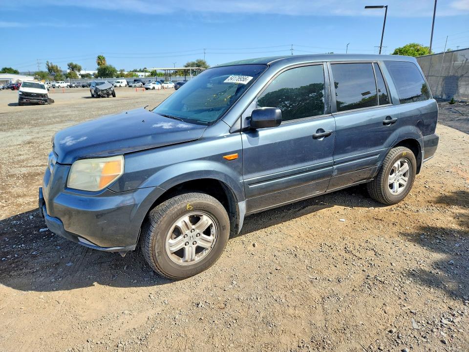 54178956 :رقم المزاد ، 5FNYF28186B019089 vin ، 2006 Honda Pilot مزاد بيع