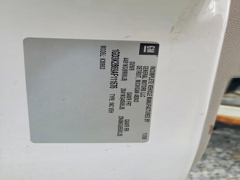 2010 Gmc Sierra მანქანა იყიდება აუქციონზე, vin: 1GD3K2B69AF111676, აუქციონის ნომერი: 54730876