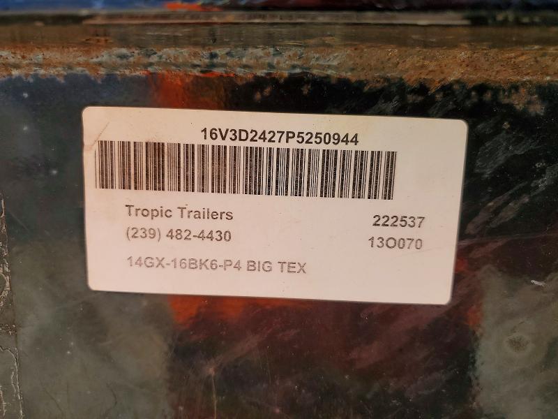 Aukcja sprzedaży 2023 Bigt Utrl, vin: 16V3D2427P5250944, numer aukcji: 51458426