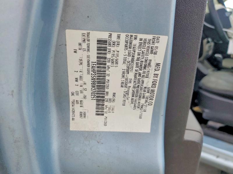 Продаж на аукціоні авто 2008 Ford Focus, vin: 1FAHP35N98W270251, номер лоту: 55420596