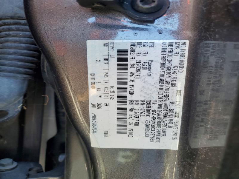 55519926 :رقم المزاد ، 1FAHP3M20CL287635 vin ، 2012 Ford Focus مزاد بيع