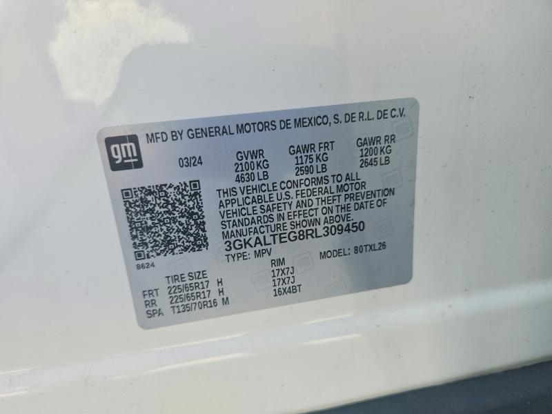 Продажа на аукционе авто 2024 Gmc Terrain, vin: 3GKALTEG8RL309450, номер лота: 52307546